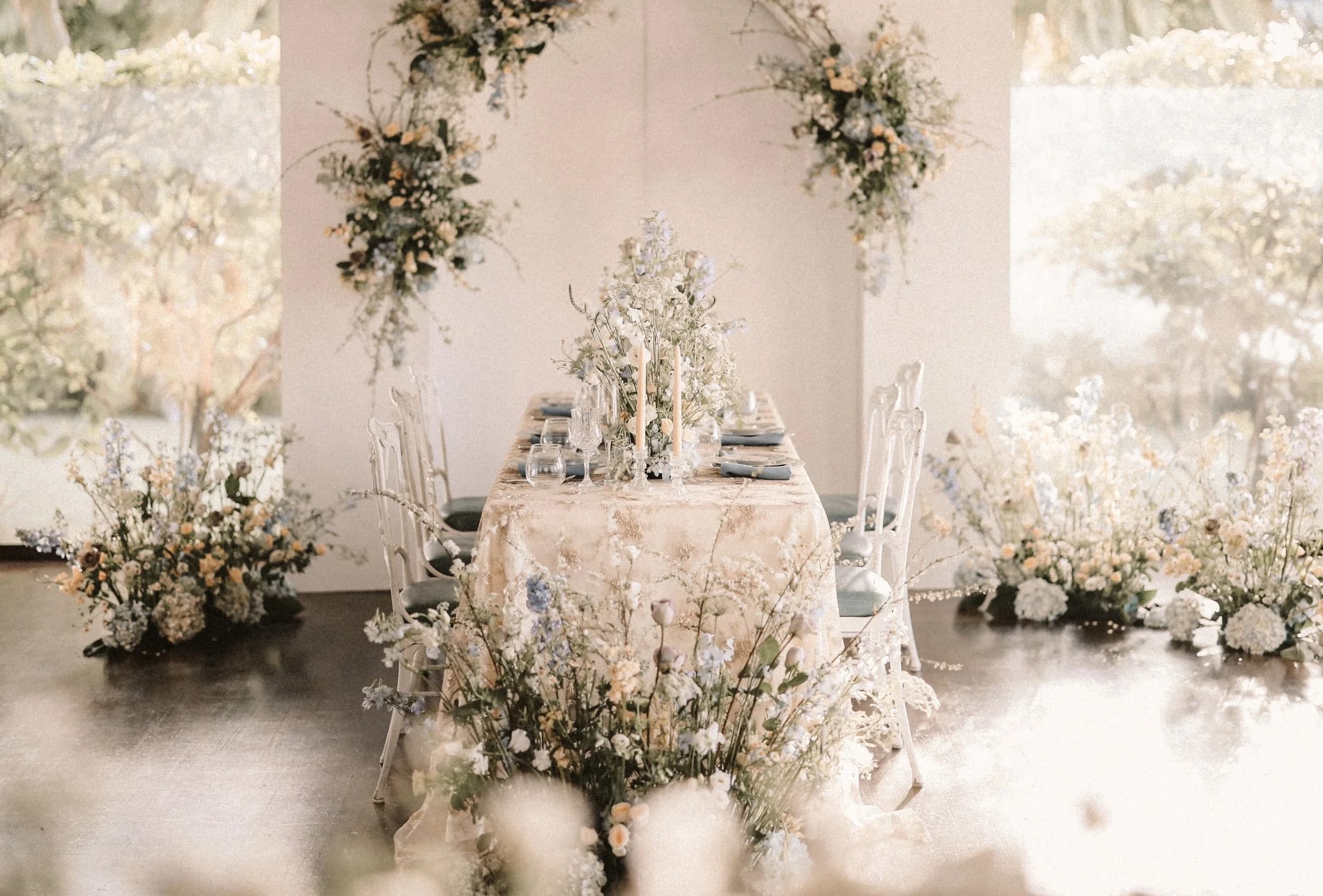 Wedding florals at Kaimea Estates